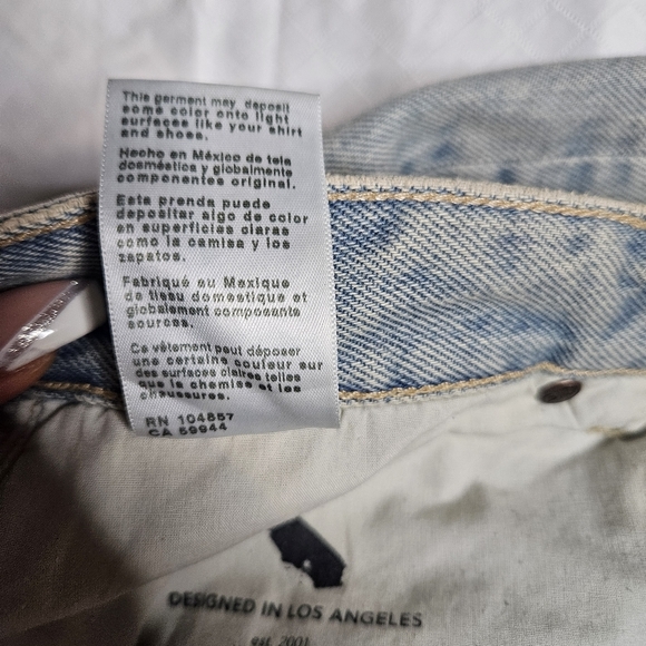 Ag Adriano Goldschmied High Rise Straight Leg Vintage Crop Alexxis SZ 32 - Picture 7 of 8